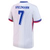 Officiële Voetbalshirt Frankrijk Griezmann 7 Uit EK 2024 - Heren